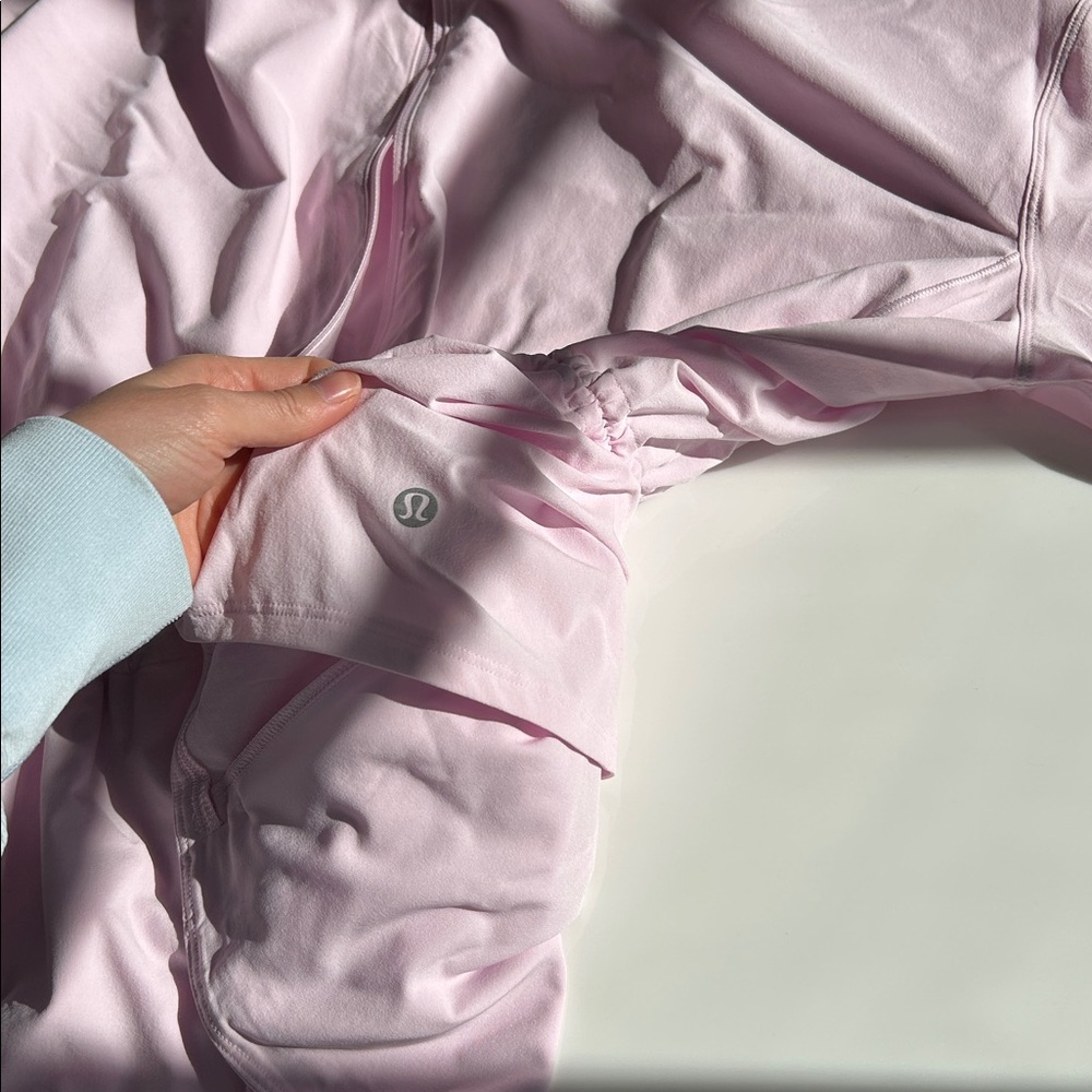 Lululemon UV-Protective Cinch-Waist Running Jacket Color - Pink Organza - Picture 5 of 9